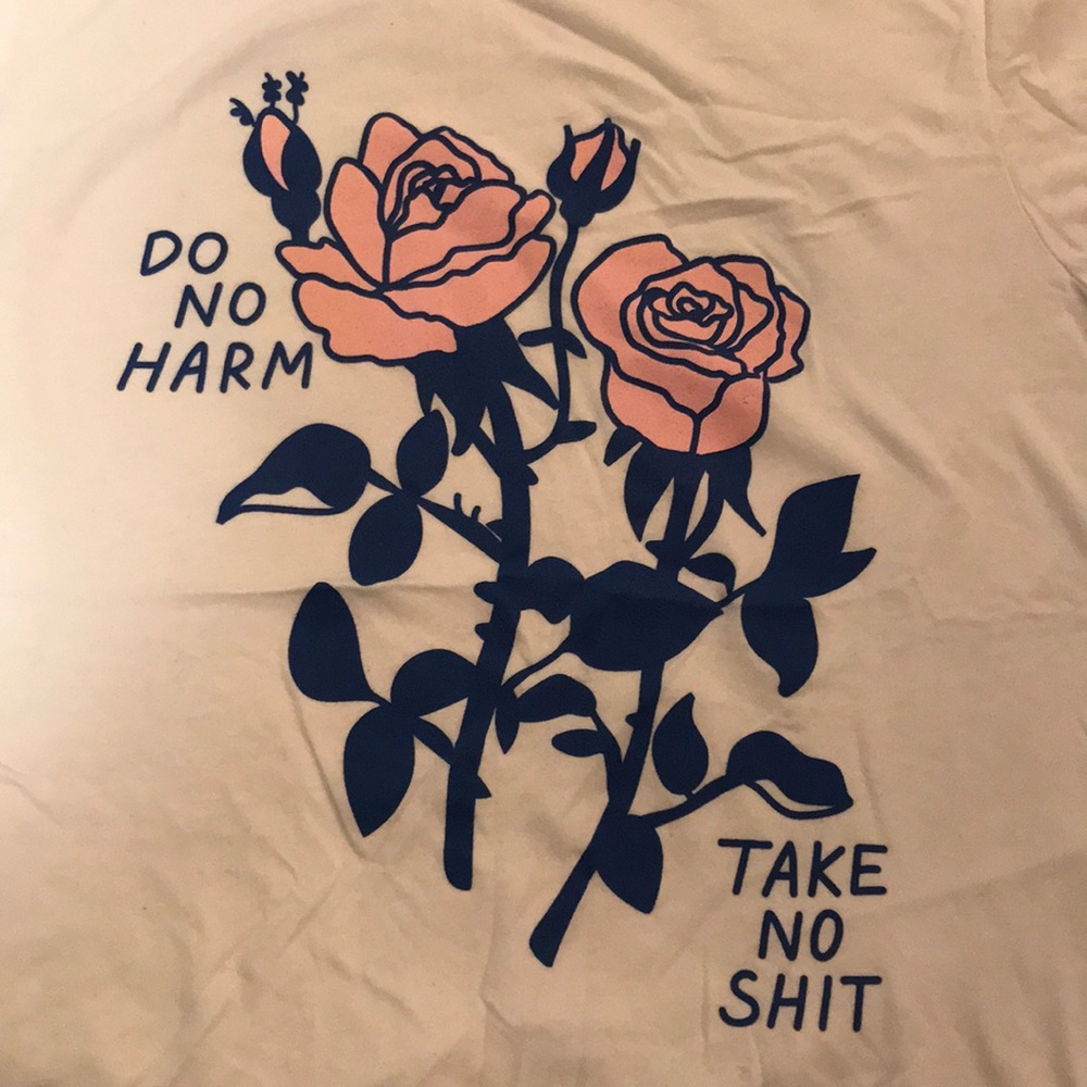 Do no harm take no shit graphic T shirt